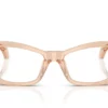 Versace  VE3373U Transparent Light Brown Frame