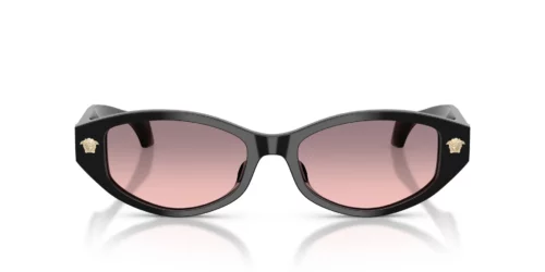 GB1/5M - Montatura nera / Lenti grigio sfumato rosa