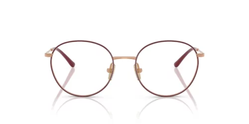 5194 - Top Bordeaux/Rose Gold frame / Clear lenses