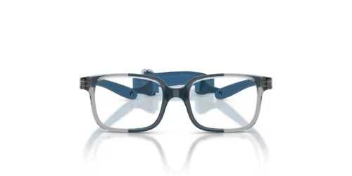 2283 - Transparent Grey/Blue Rubber frame / Clear lenses