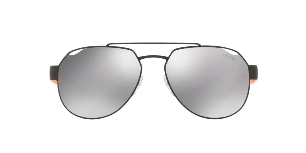 Prada Sport  PS57US Light Grey Mirror Silver 80