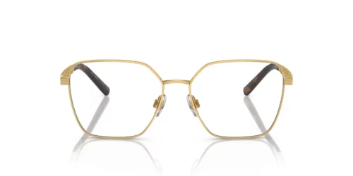 2 - Gold frame / Clear lenses