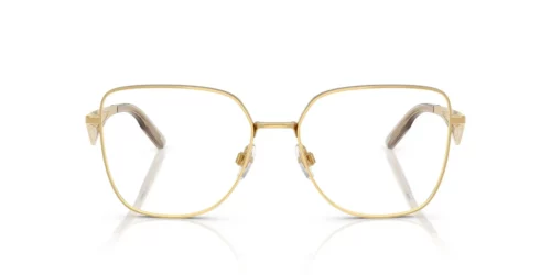 2 - Gold frame / Clear lenses