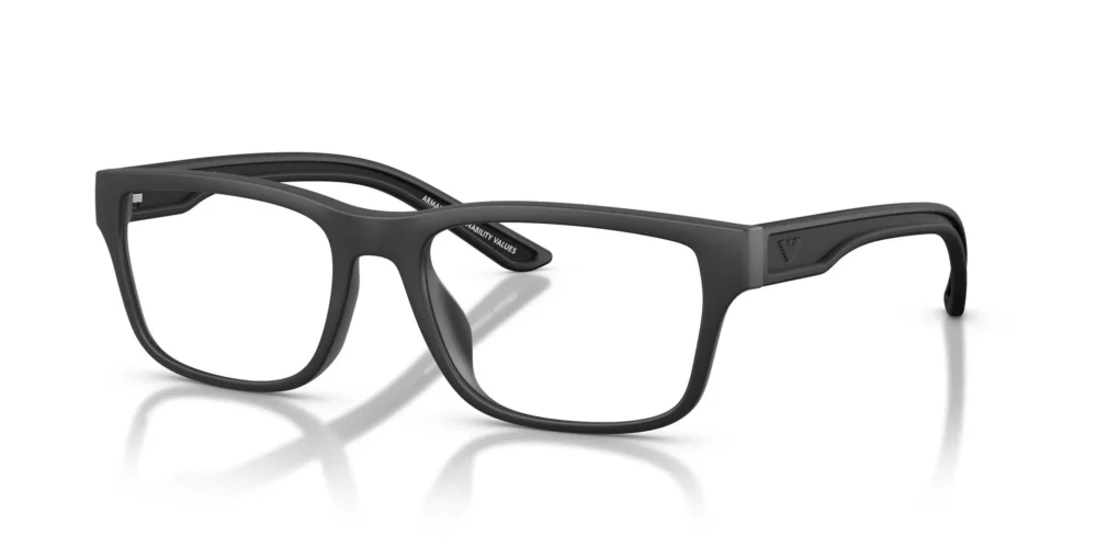 Emporio Armani  EA3276U Gummierter, mattschwarzer Rahmen