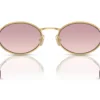 Miu Miu MU52YS Guld / Brun Gradient Violett