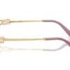 Miu Miu MU52YS Guld / Brun Gradient Violett