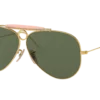 Lunettes de soleil Ray-Ban Shooter RB3138 G-15 Vertes