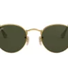 Ray-Ban Round Metal RB3447 G-15 Green at EyeWearThese