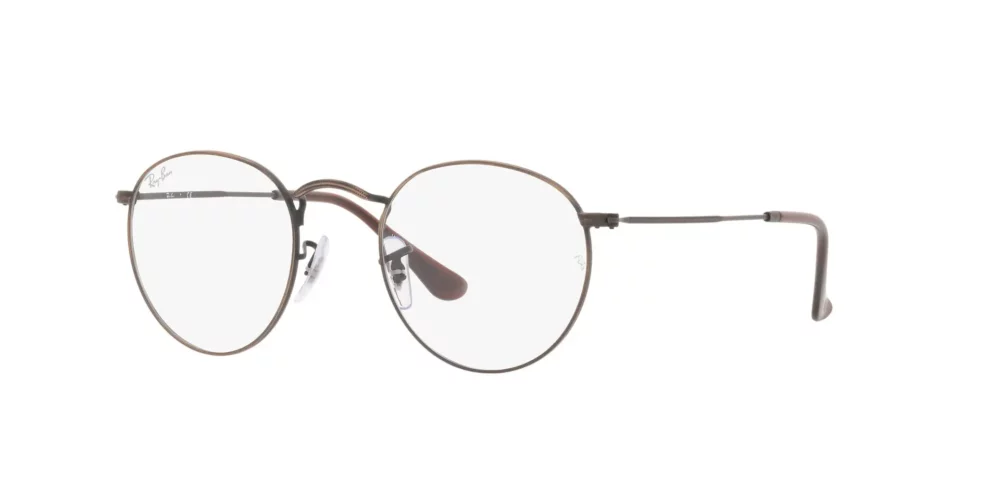 Ray-Ban Round Metal RX3447V Bronze/Copper Frame