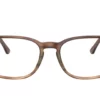 Ray-Ban RX-5418 Striped Brown Gradient Green