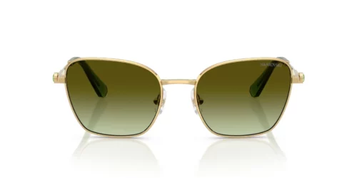 400400000000 - Gold frame / Green Gradient Brown lenses