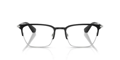 1005 - Black/Silver frame / Clear lenses