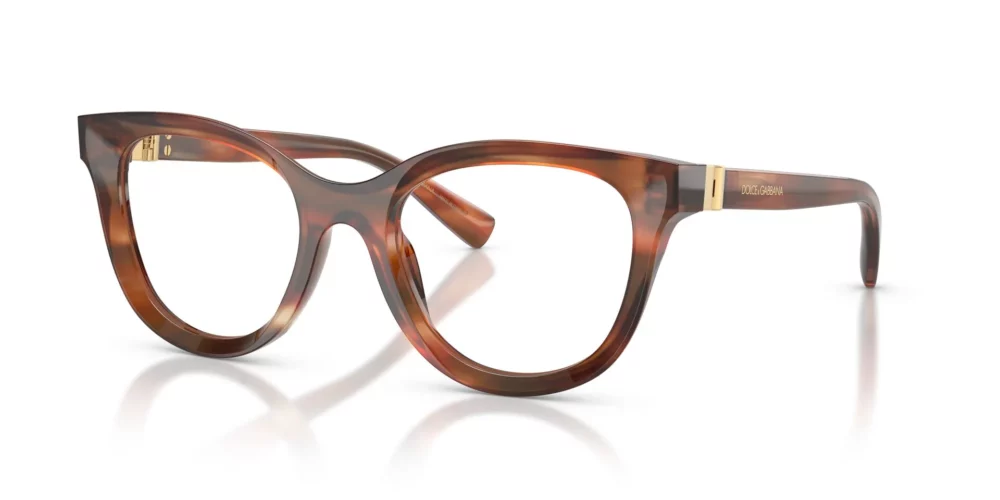 Dolce & Gabbana  DG3437 Striped Brown Frame
