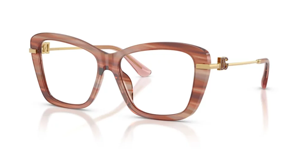 Dolce & Gabbana  DG3439 Striped Red Frame