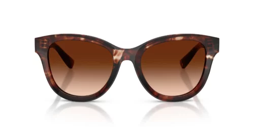 322274 - Donkerrood Havana-montuur / Bruine gradientglazen