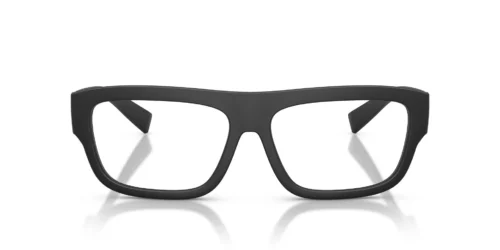 2525 - Armação preta fosca / Lentes transparentes