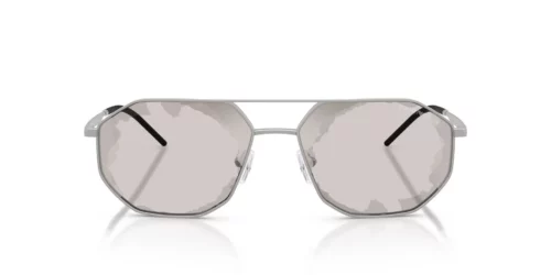 30157F - Matte Silver frame / Smoke Mirror Black lenses