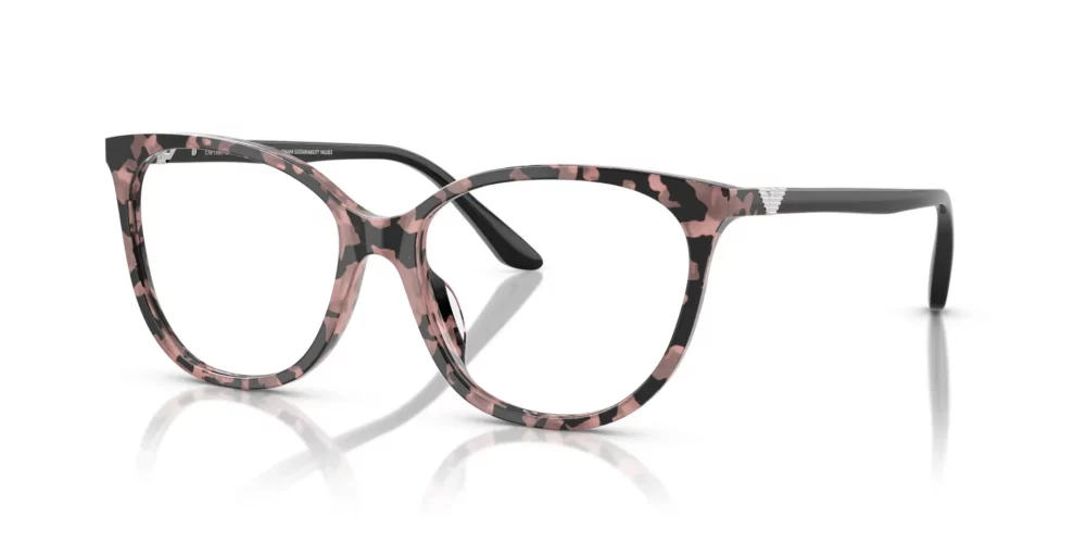 Emporio Armani  EA3249U Glänzender rosa Havanna-Rahmen