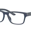 Emporio Armani  Cadre bleu mat caoutchouté EA3276U