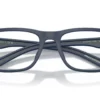 Emporio Armani  Cadre bleu mat caoutchouté EA3276U