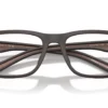 Emporio Armani  EA3276U Gummibelagt Mat Brun Stel