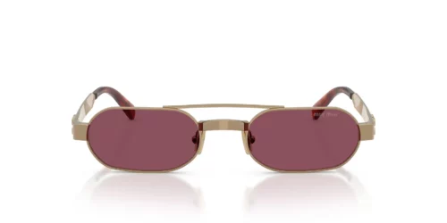 7OE30Y - Brass frame / Dark Violet lenses