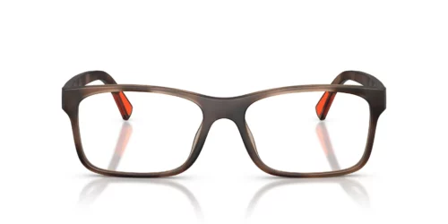 6070 - Matte Dark Havana frame / Clear lenses