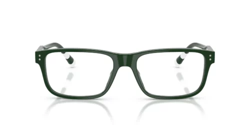 6316 - Montura verde brillante / Lentes transparentes