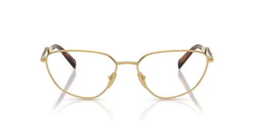 Prada PRD52V Złota Oprawka