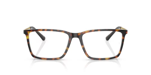 5082 - Havana On Transparent frame / Clear lenses
