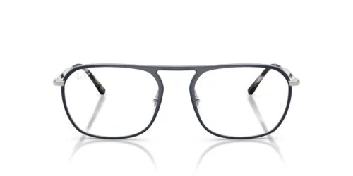 3016 - Blue & Silver frame / Clear lenses