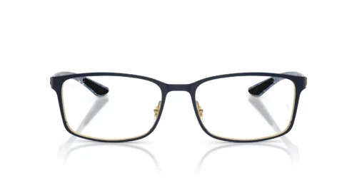 3226 - Blue & Arista Gold frame / Clear lenses