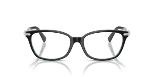 8055 - Black On Tiffany Blue frame / Clear lenses