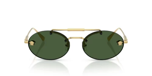 100271 - Gold frame / DARK GREEN lenses