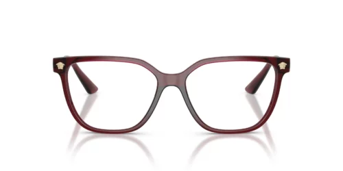 5538 - Cherry Transparent frame / Clear lenses