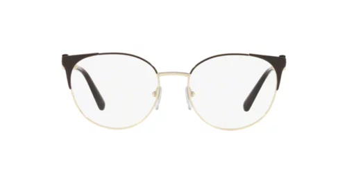2034 - Brown/Pale Gold frame / Clear lenses