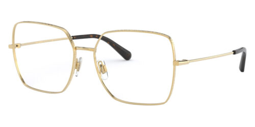 2 - Gold frame / Clear lenses
