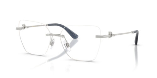 5 - Silver frame / Clear lenses