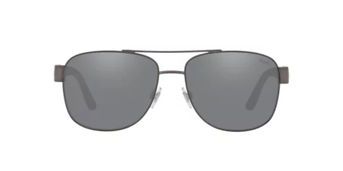 91576G - Matte Dark Gunmetal frame / Light Grey Mirror Black lenses