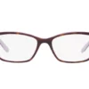 Ralph RA7044 Shiny Dark Havana On Violet Frame front view