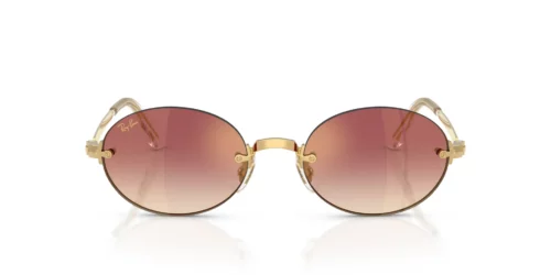 001/8H - Arista Gold frame / Clear Gradient Dark Violet lenses