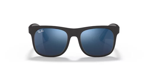 702855 - Rubber Black frame / Blue Mirror Blue lenses