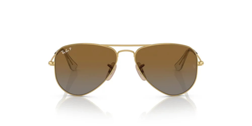 Ray-Ban Kids Junior Aviator RJ9506S Brown front view
