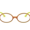 Ray-Ban Kids RY1545 Light Orange On Rubber Yellow Frame front view