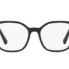 Vogue VO5407 Top Black/Flowers Violet Frame front view