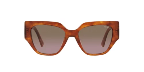 279214 - Armação Havana Amarela / Lentes Marrons com Degradê Violeta