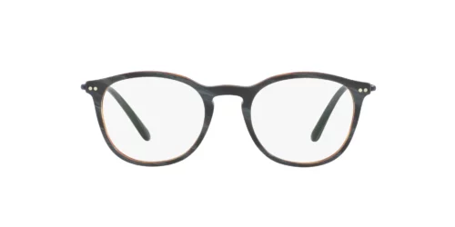 5570 - Matte Grey Horn frame / Clear lenses