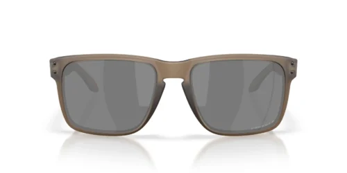 941757 - Armação marrom fumê fosca / Lentes polarizadas pretas Prizm