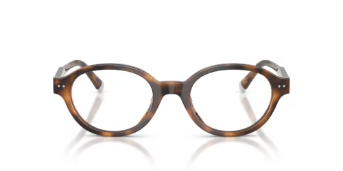 6089 - Shiny Red Havana frame / Clear lenses