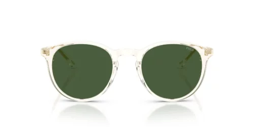 635771 - Shiny Transparent Yellow frame / DARK GREEN lenses